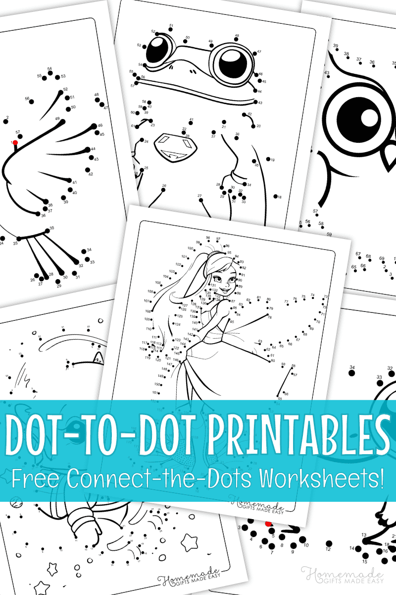 Dot To Dot Sheets Free Printable