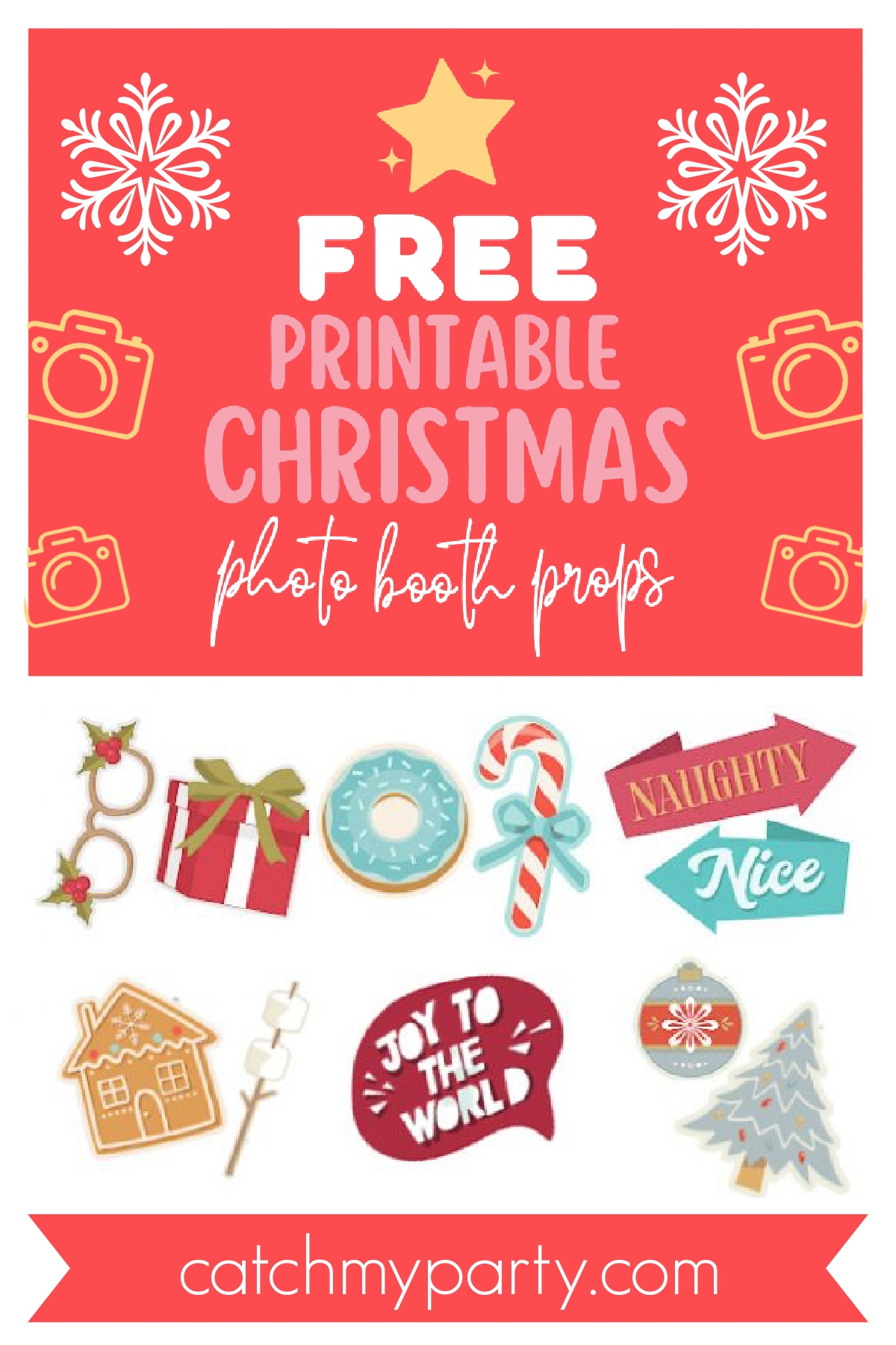 Christmas Photo Props Printable Sign