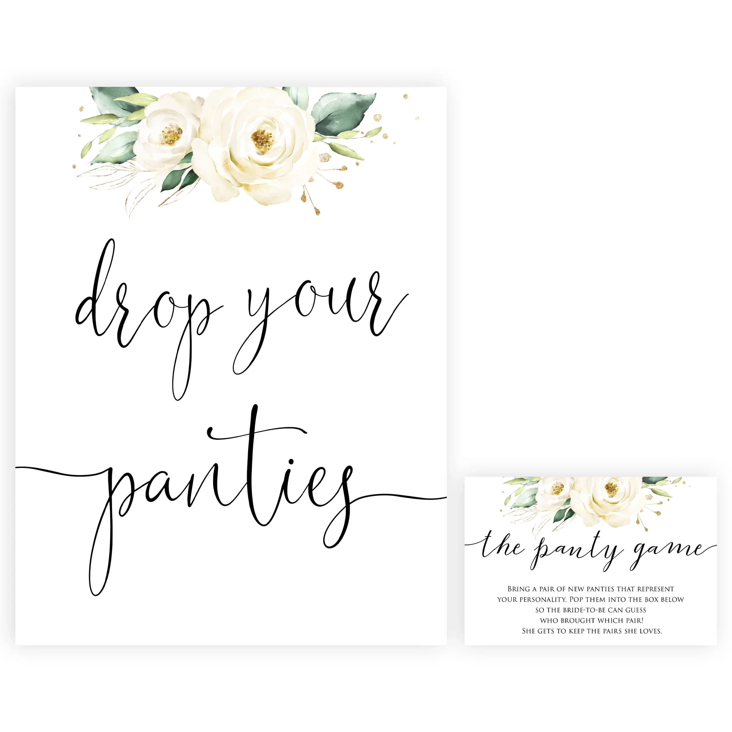 Free Printable Drop Your Panties Sign
