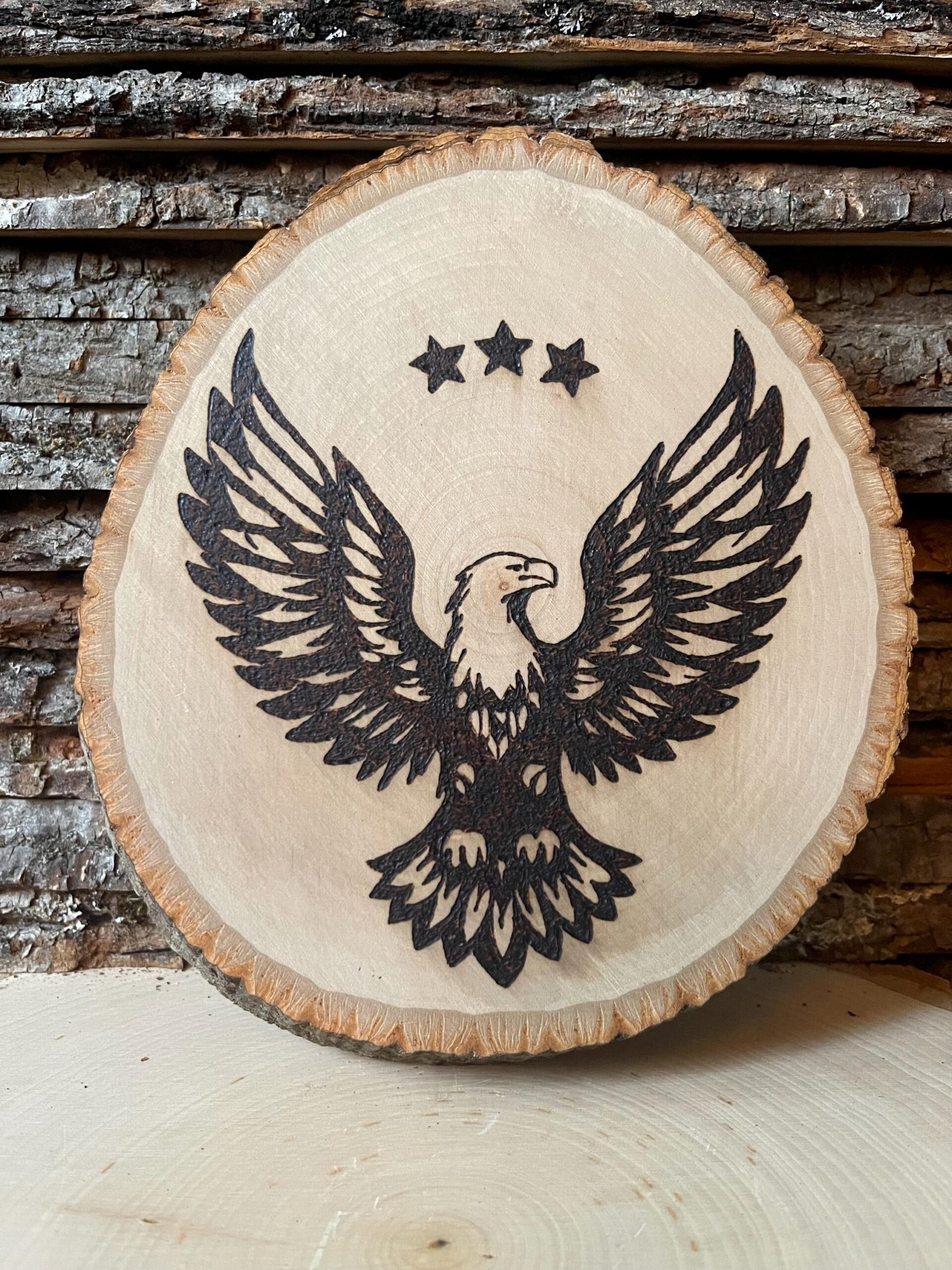 Printable Eagle Wood Signs