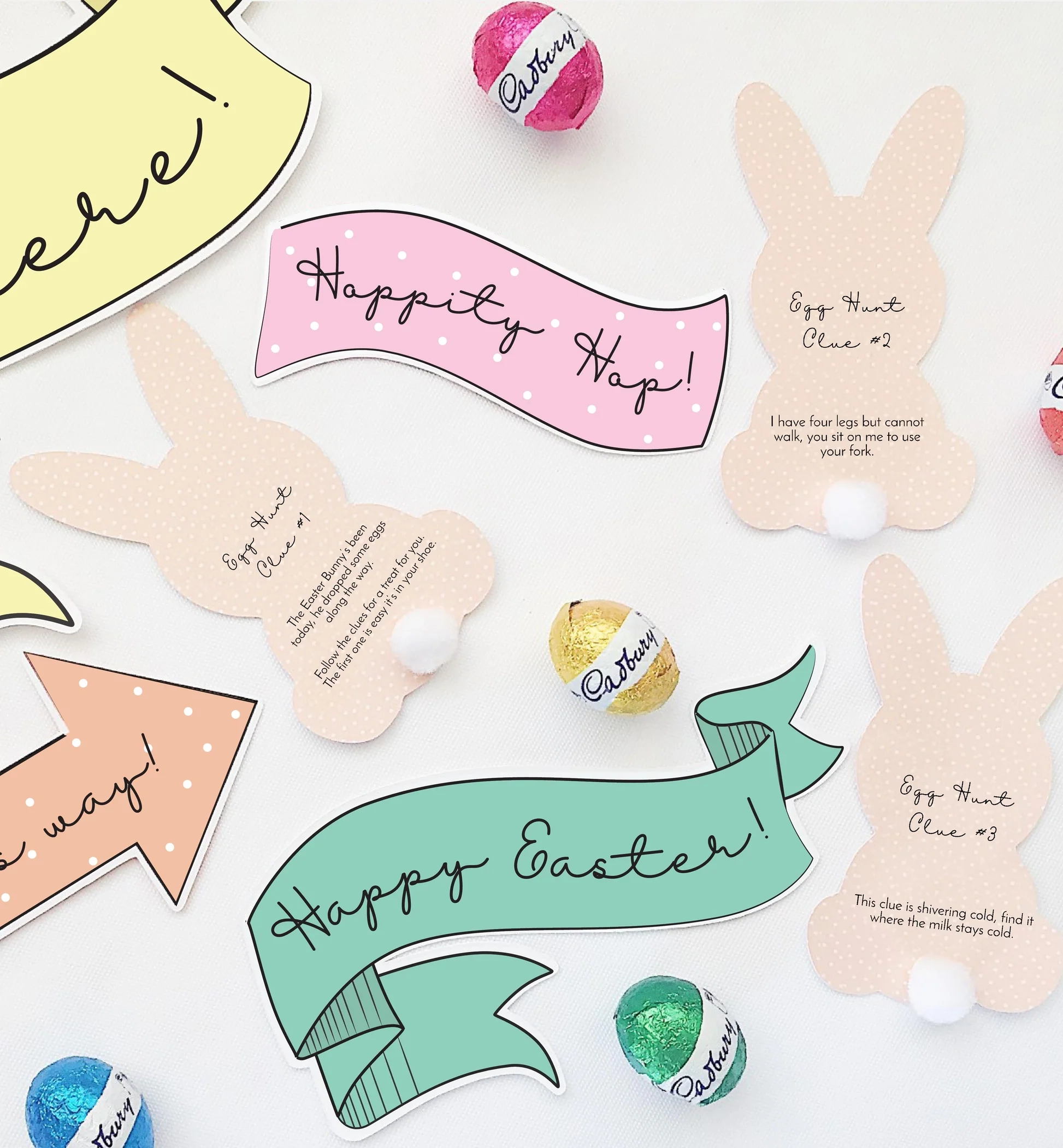 Easter Printable Easter Egg Hunt Sign And Clues Template Black Bow Studio Easter Printable Easter Egg Hunt Sign And Clues Template Black Bow Studio