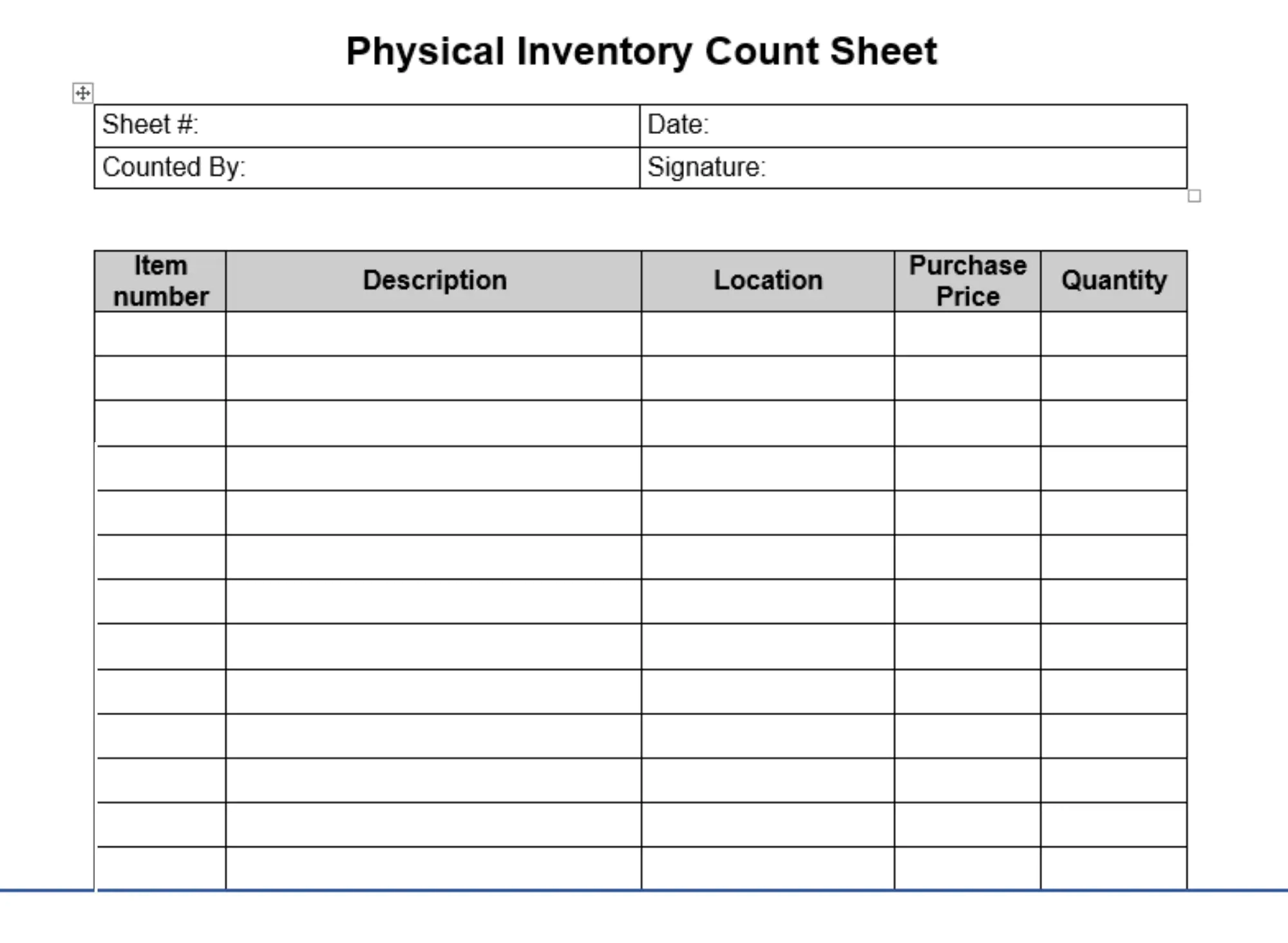 Easy To Edit Product Inventory Count Sheet Inventory List Planner Inventory Tracker Inventory Log Product List Organizer Etsy