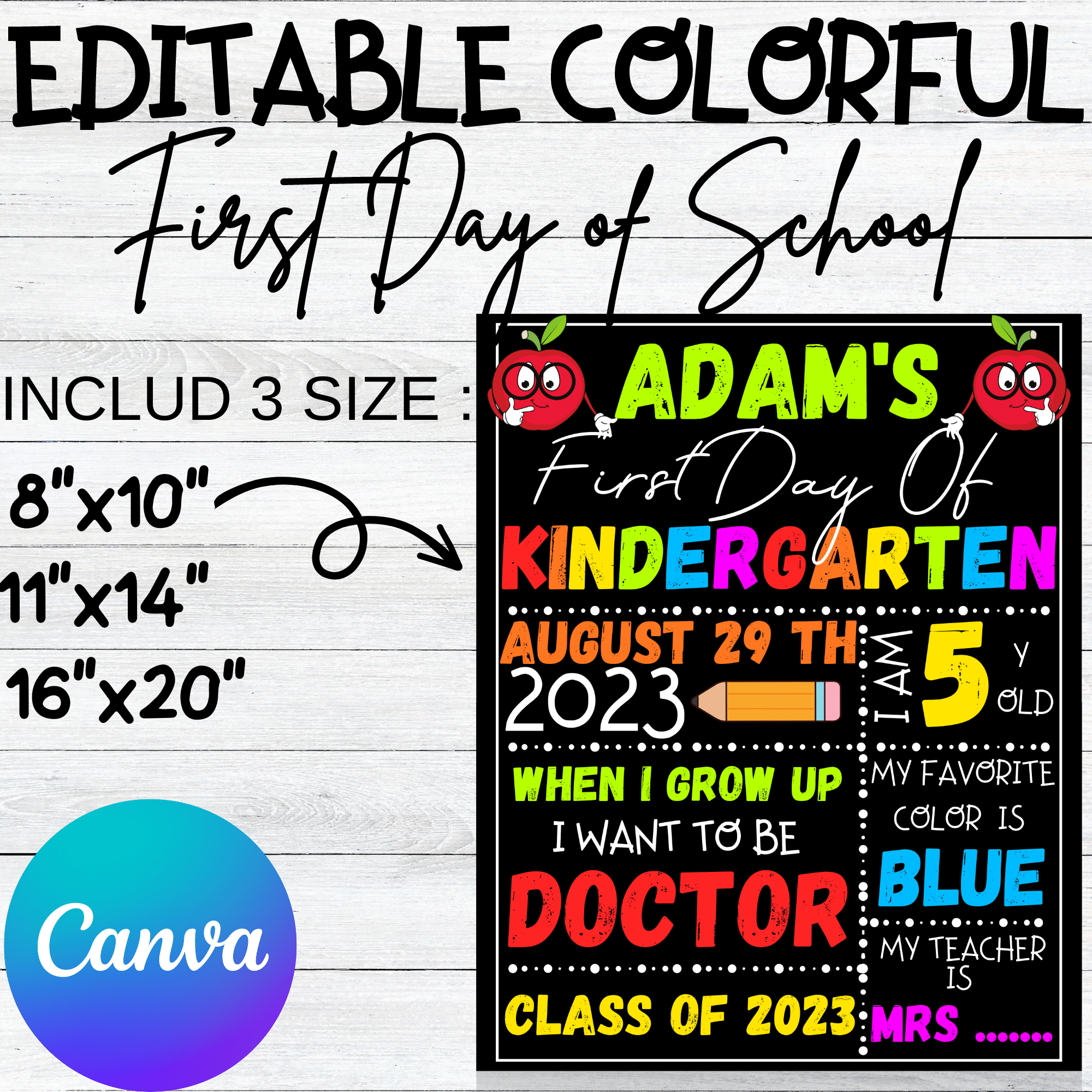 Free Printable Chalkboard $1.00 Sign