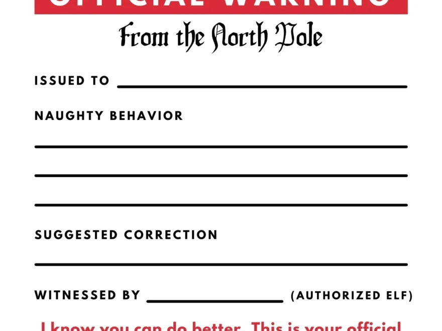 Elf On The Shelf Bad Behavior Letter FREE Printable Make Life Lovely