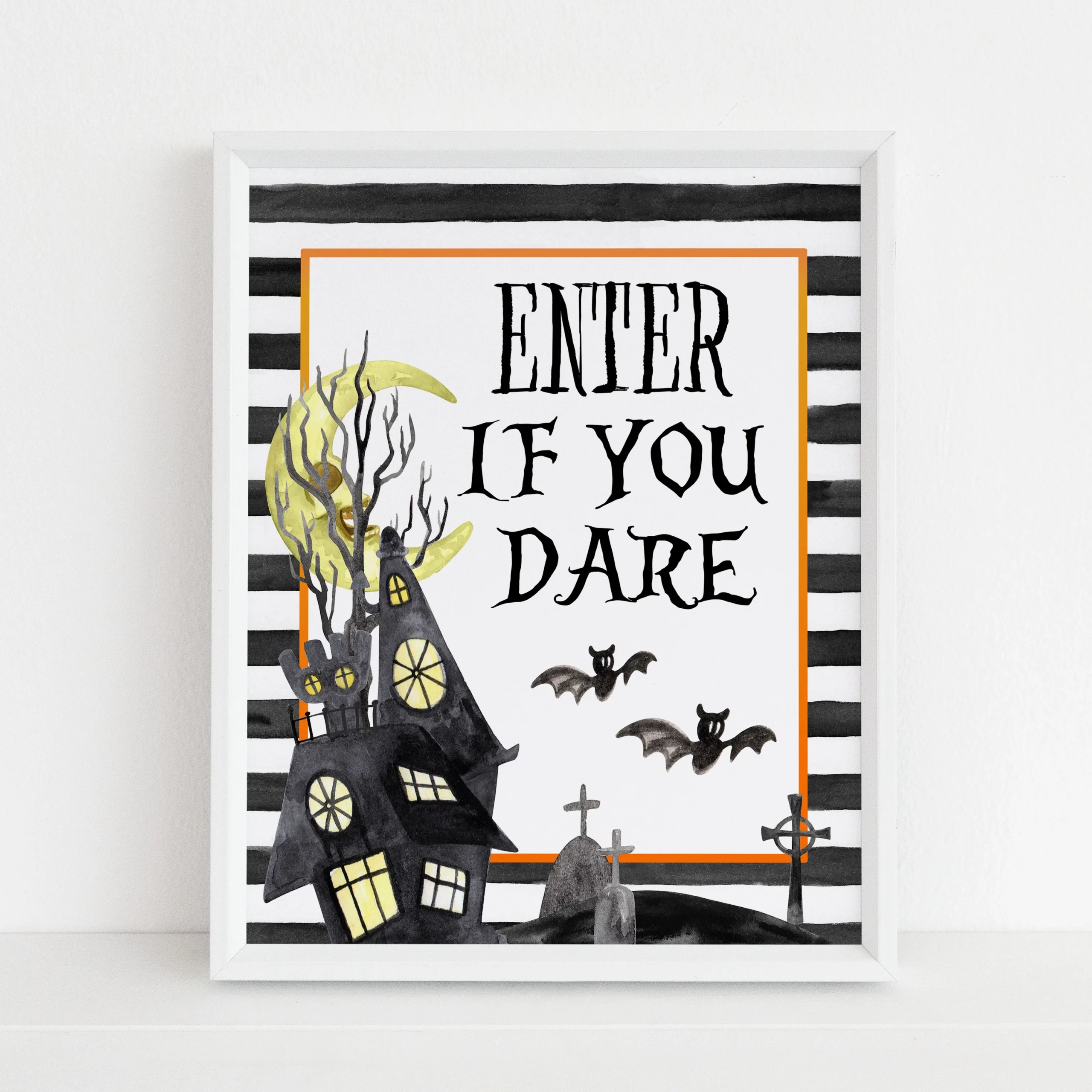 Enter If You Dare Printable Sign