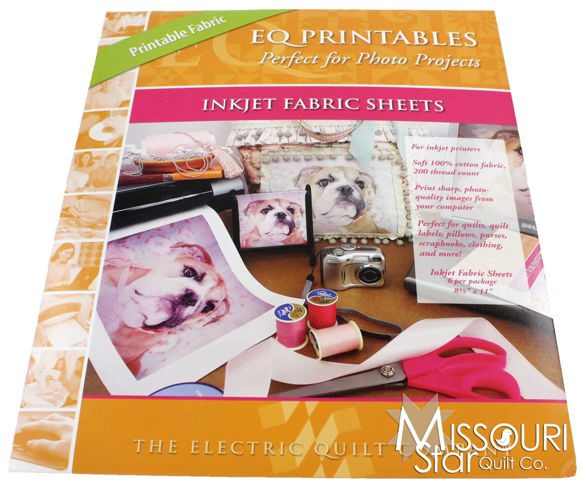 EQ Printables Inkjet Fabric Sheets