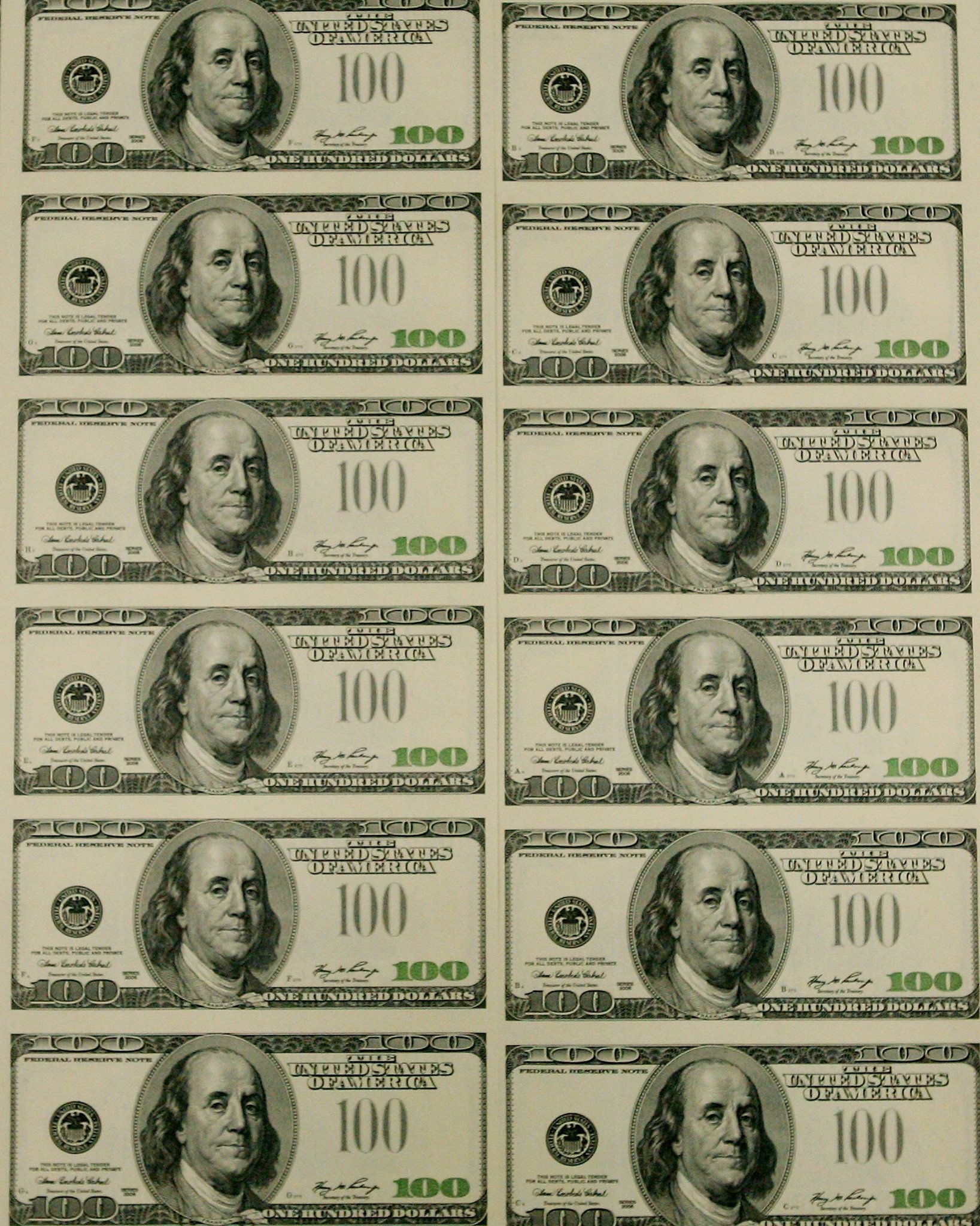 Fake Money Sheets 10 Free PDF Printables Printablee Worksheets Library