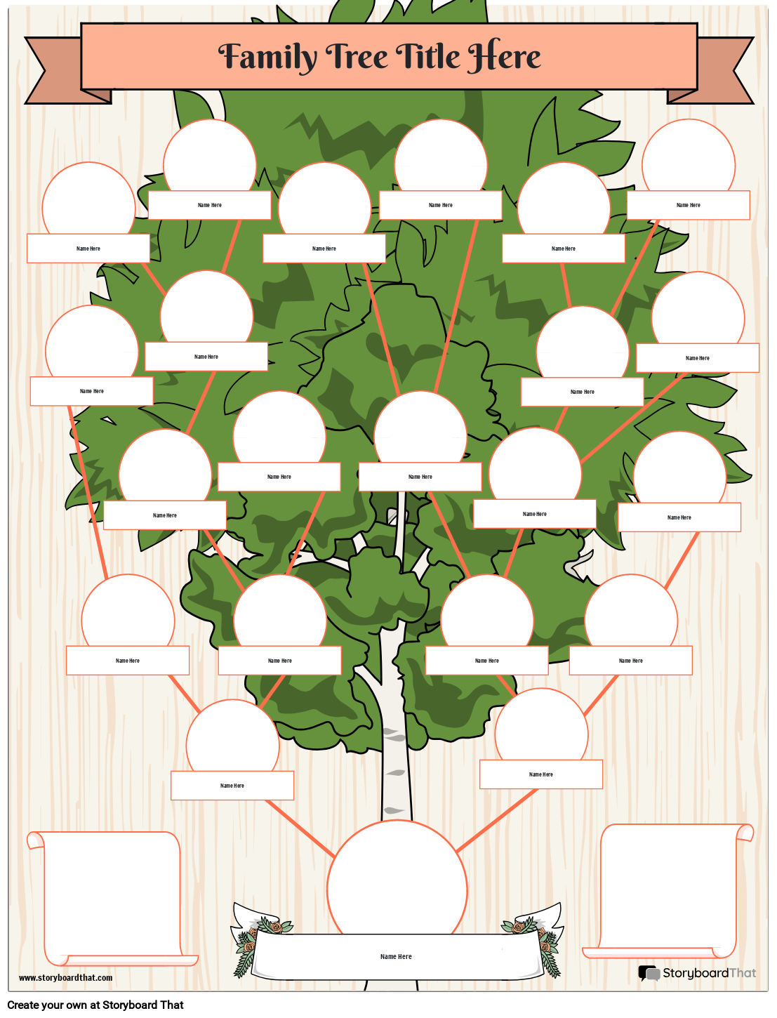 Family Tree Maker Free Templates By Storyboard That