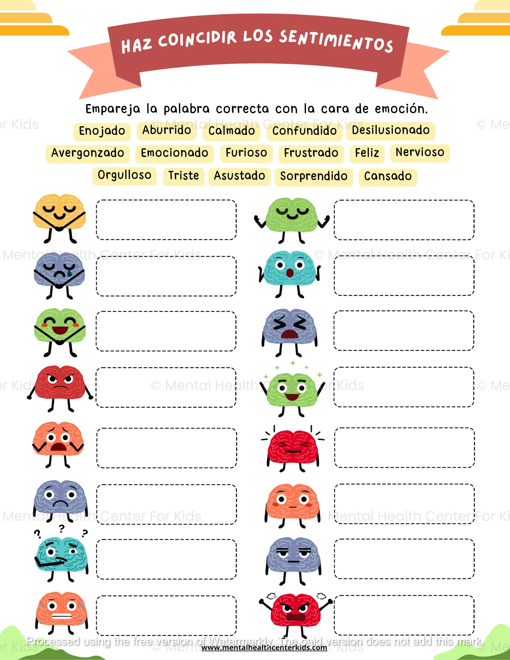 La Cara Quiz Printable
