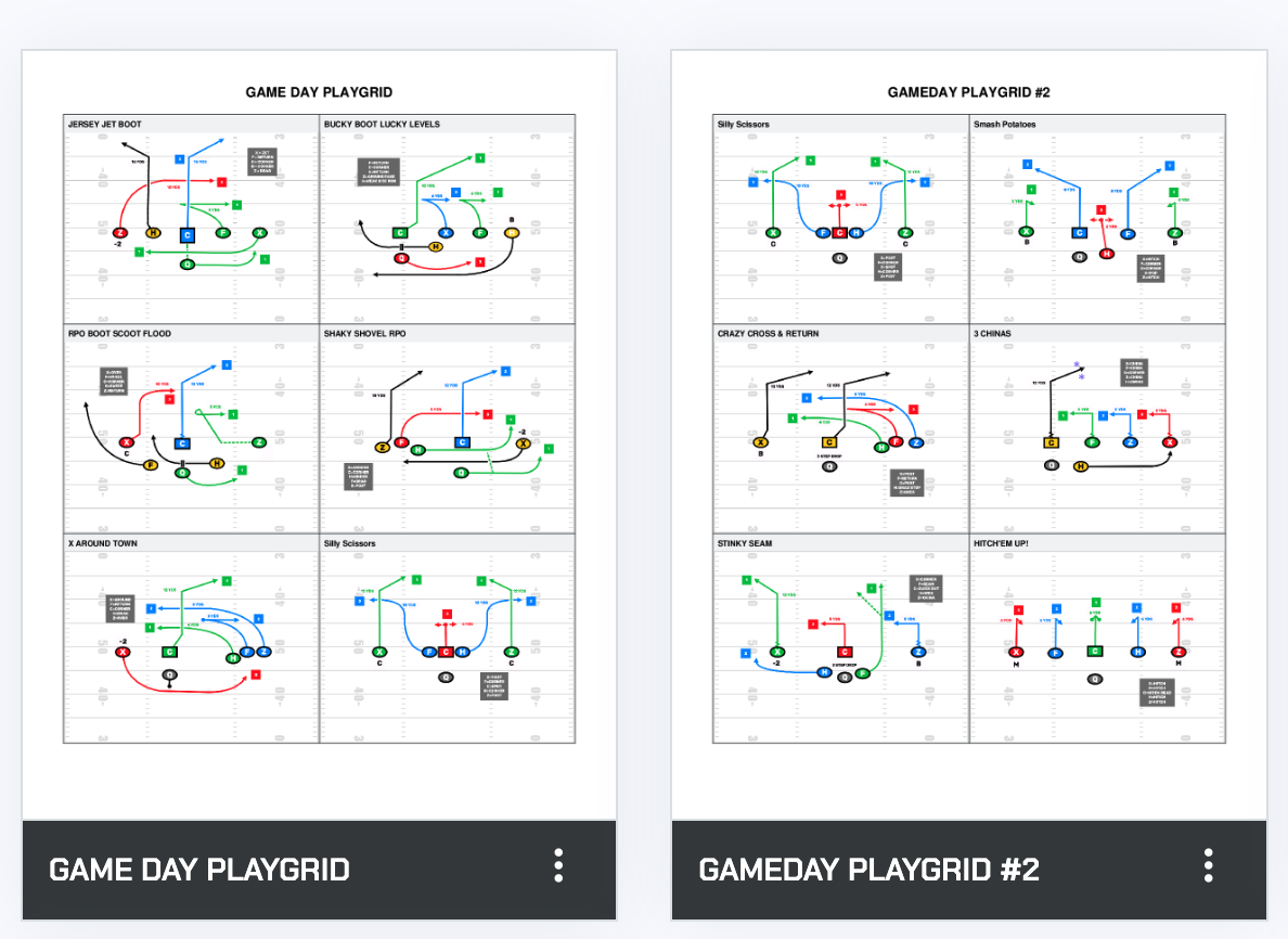 Free Printable Blank Football Play Sheets