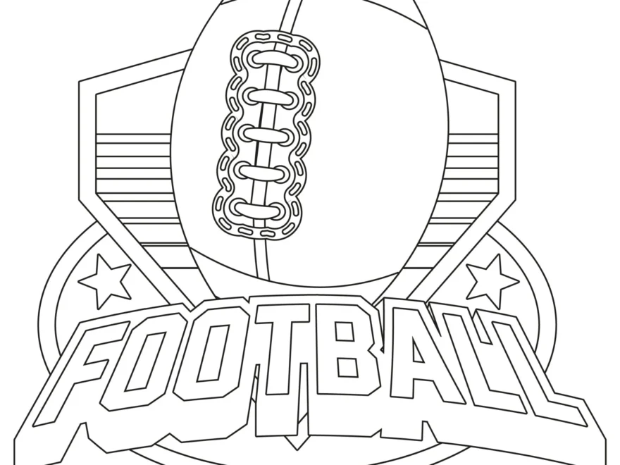 Football Coloring Pages NFL Printables To Download Skip To My Lou