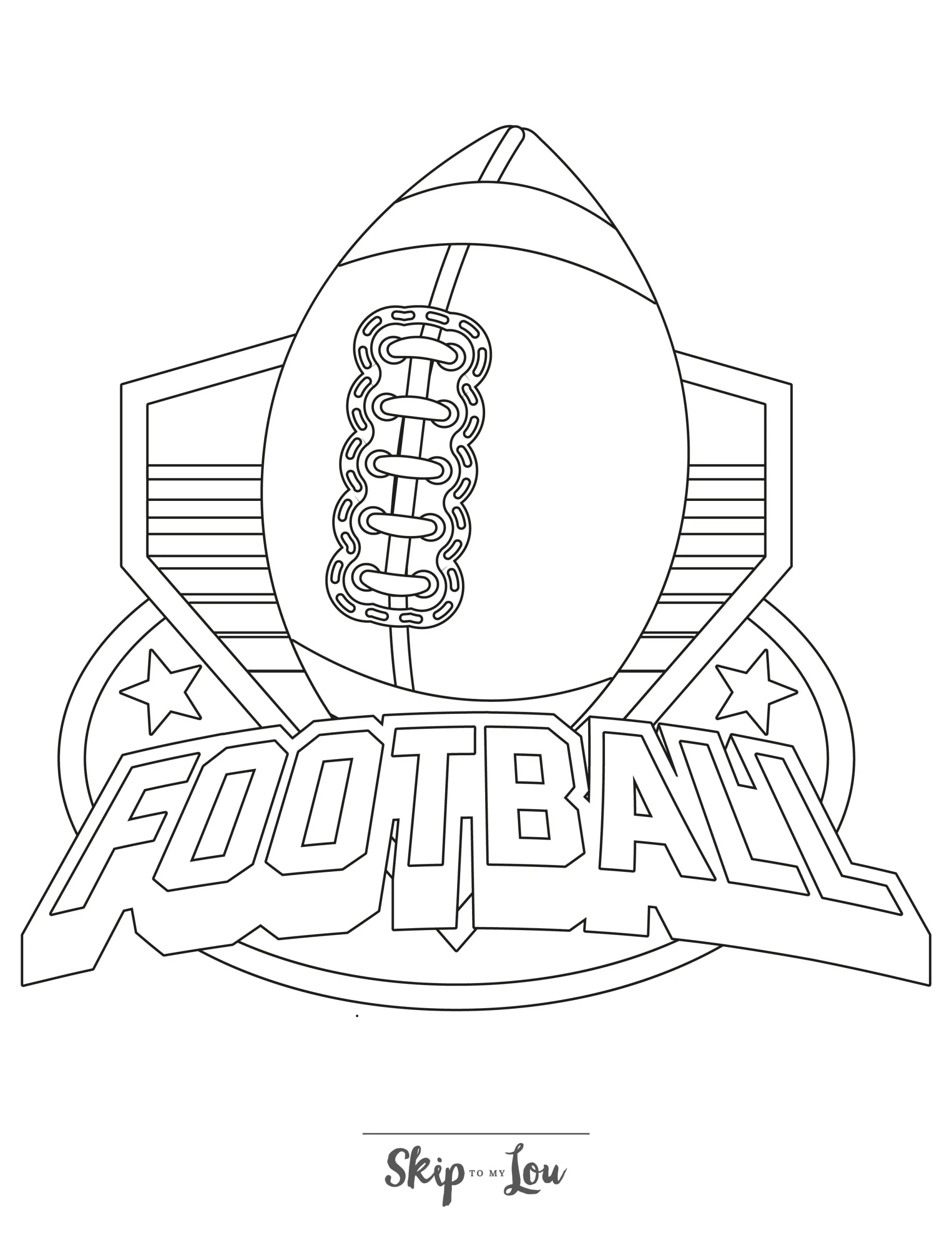 Football Coloring Pages NFL Printables To Download Skip To My Lou Football Coloring Pages NFL Printables To Download Skip To My Lou