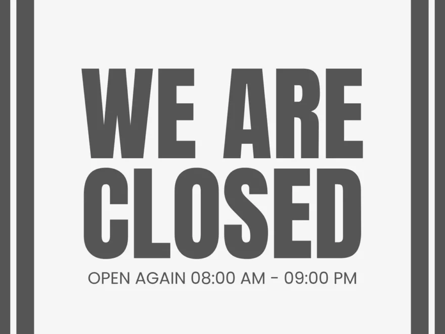 Free And Customizable Closed Templates