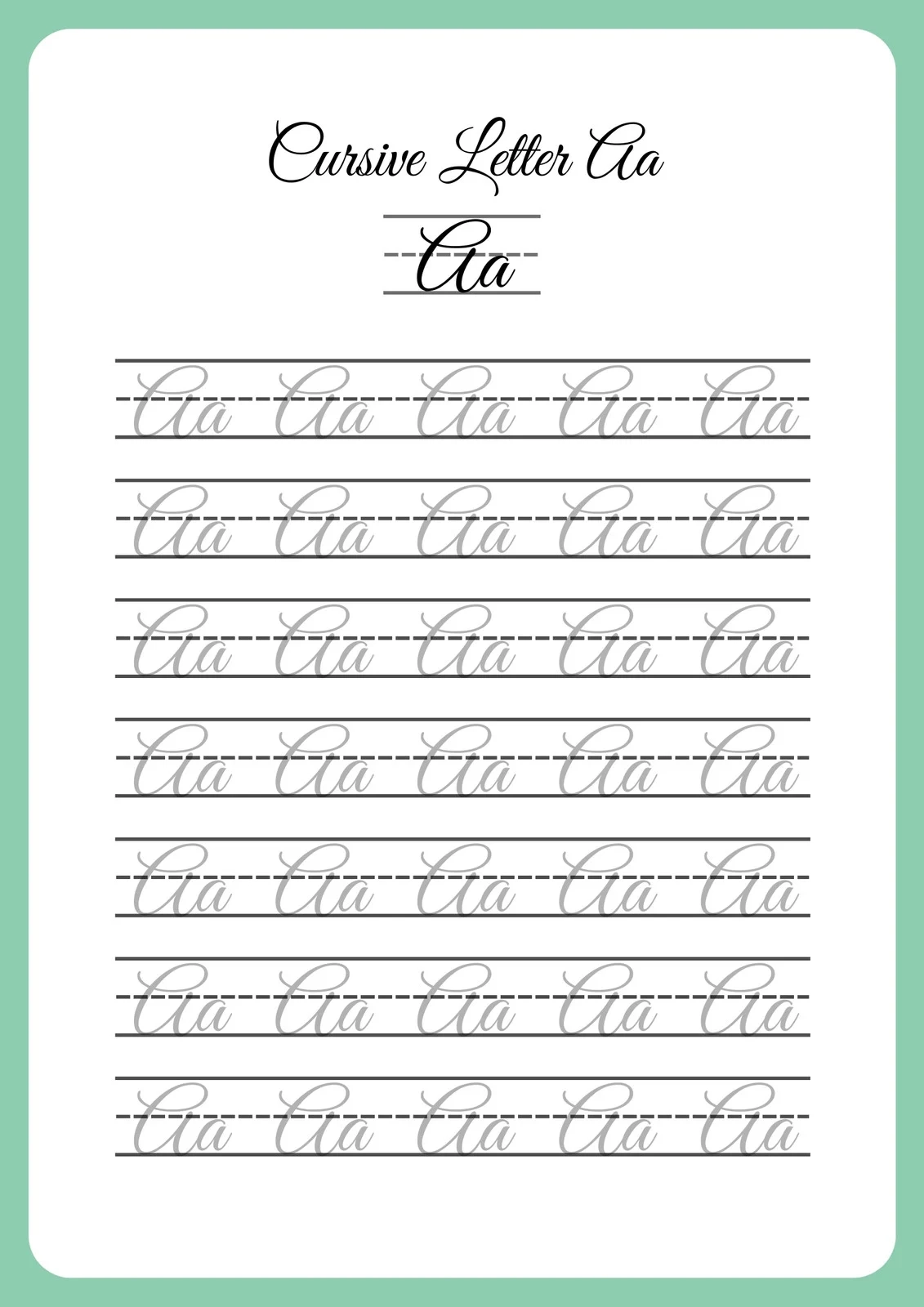 Free And Customizable Cursive Templates Canva