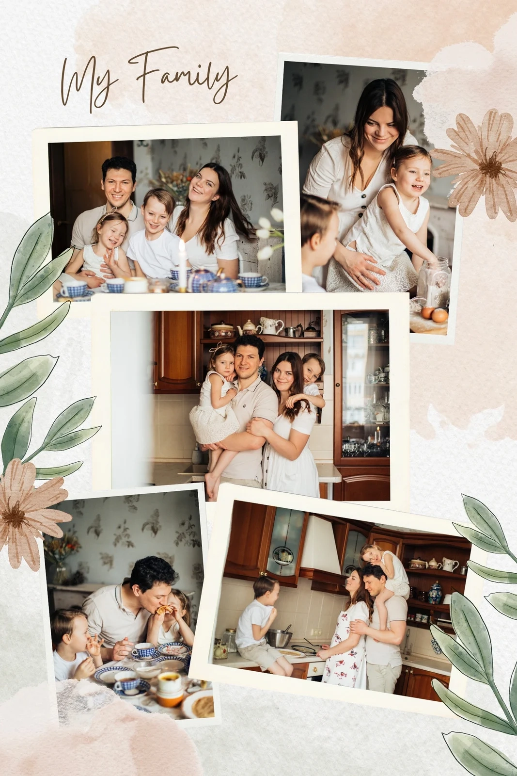 Family Collage Printable Signs