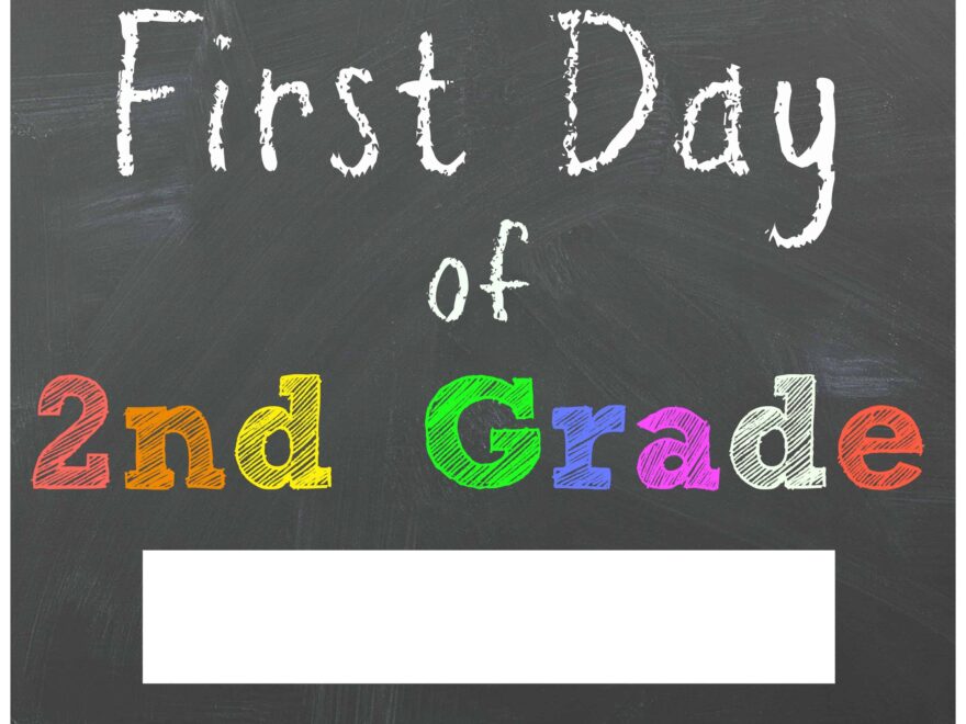 FREE Back To School Printable Chalkboard Signs For First Day Of School Mama Cheaps