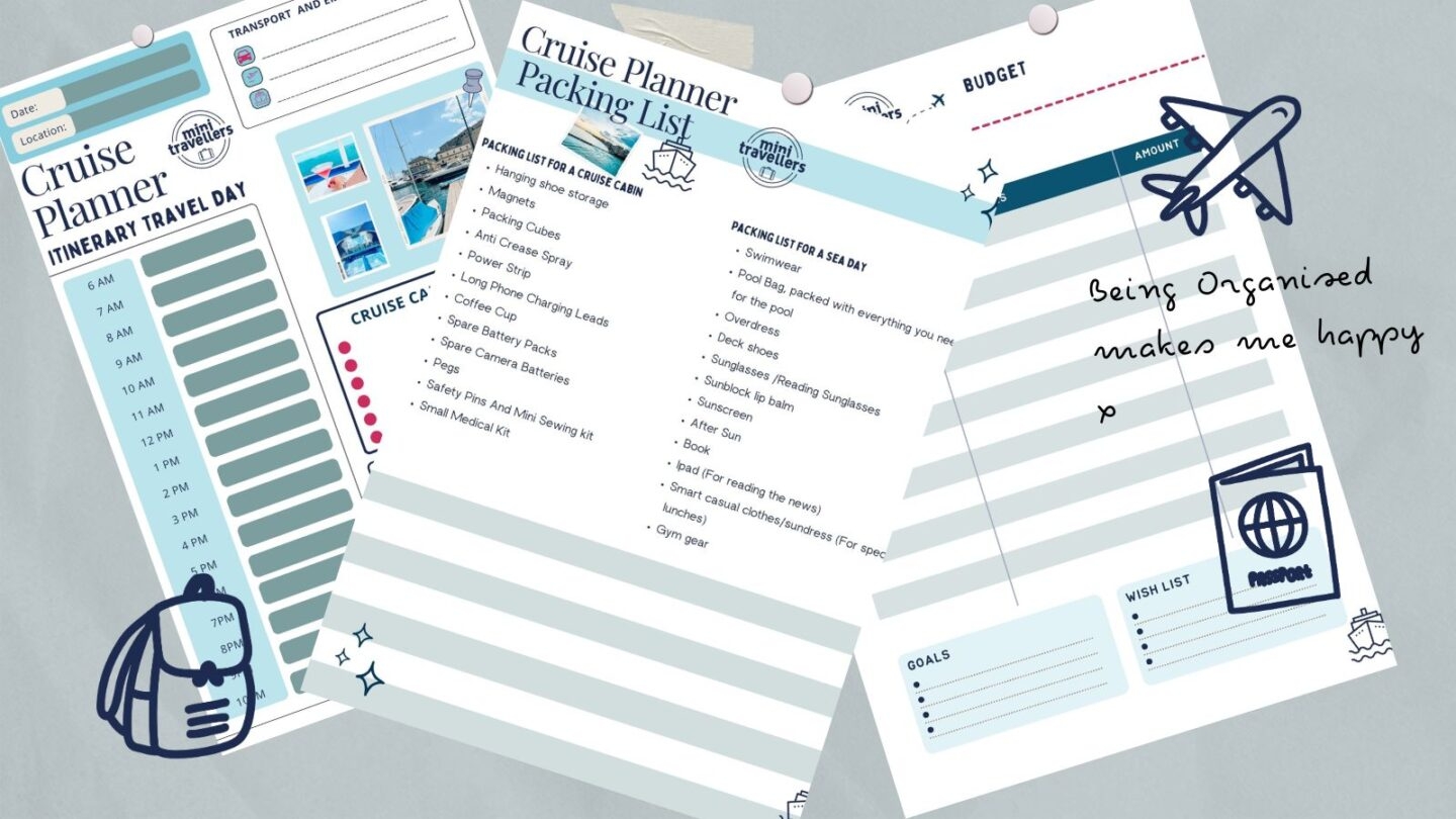 Cruise Daily Planner Printable