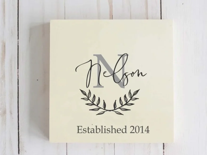 Free DIY Established Family Name Sign SVG Templates