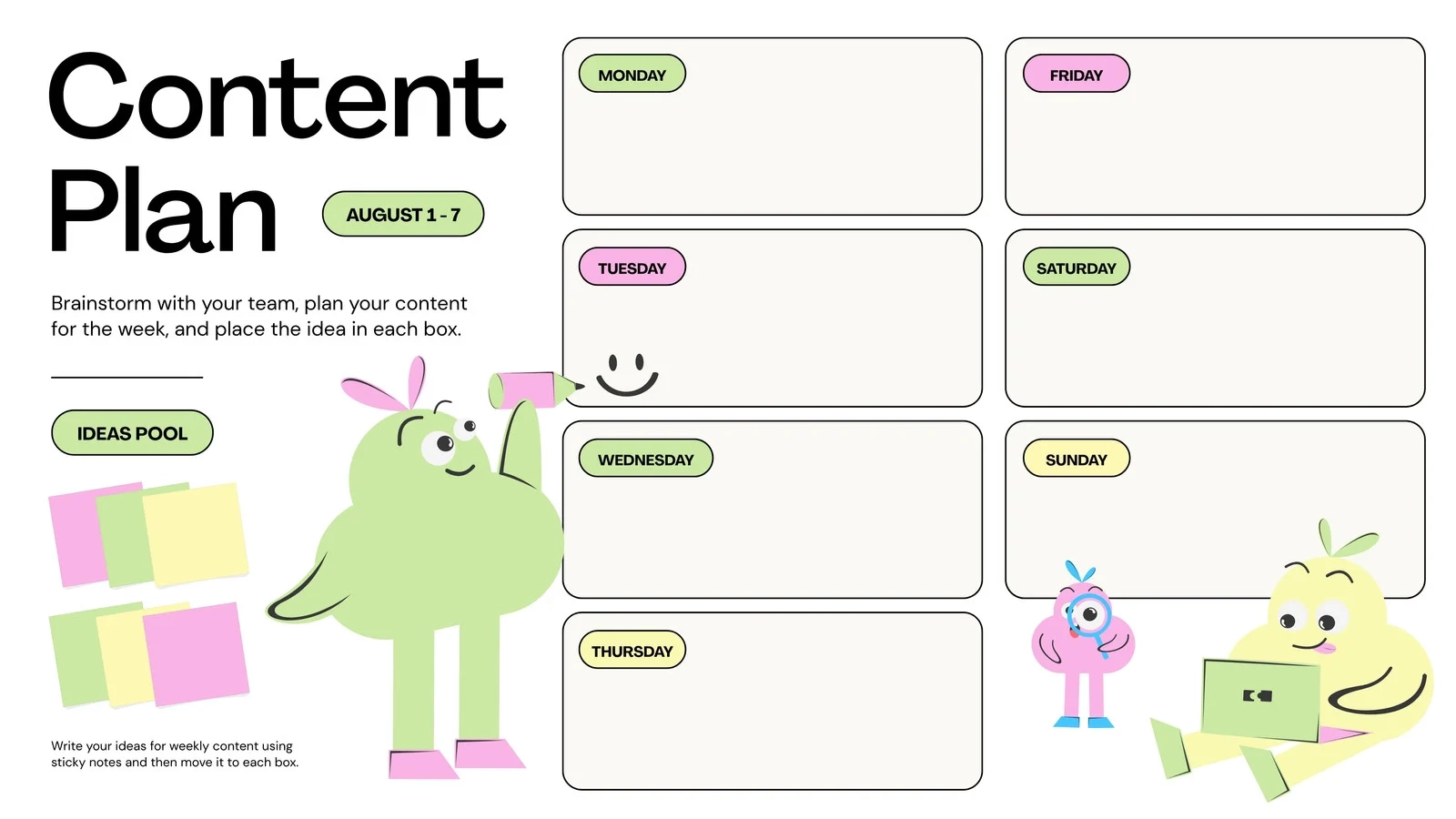 Fun Brainstorming Planner Printable