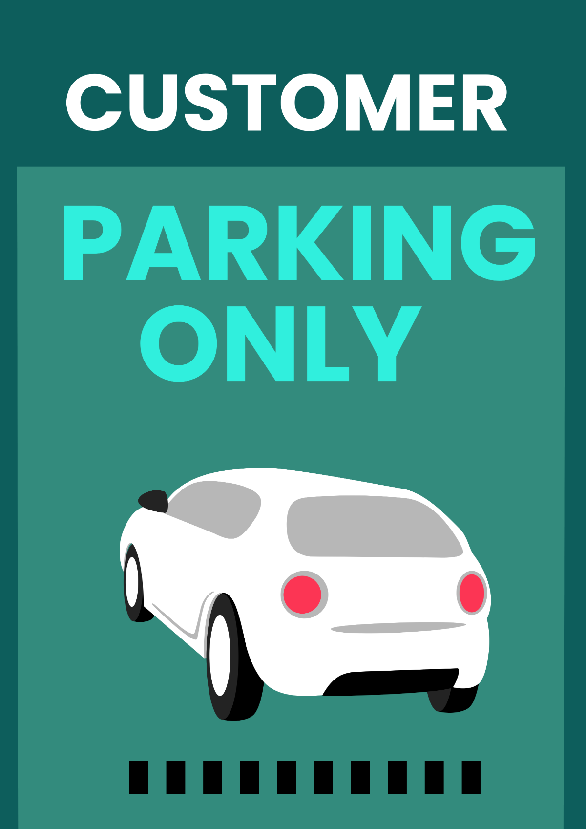 Free Parking Sign Templates Editable And Printable