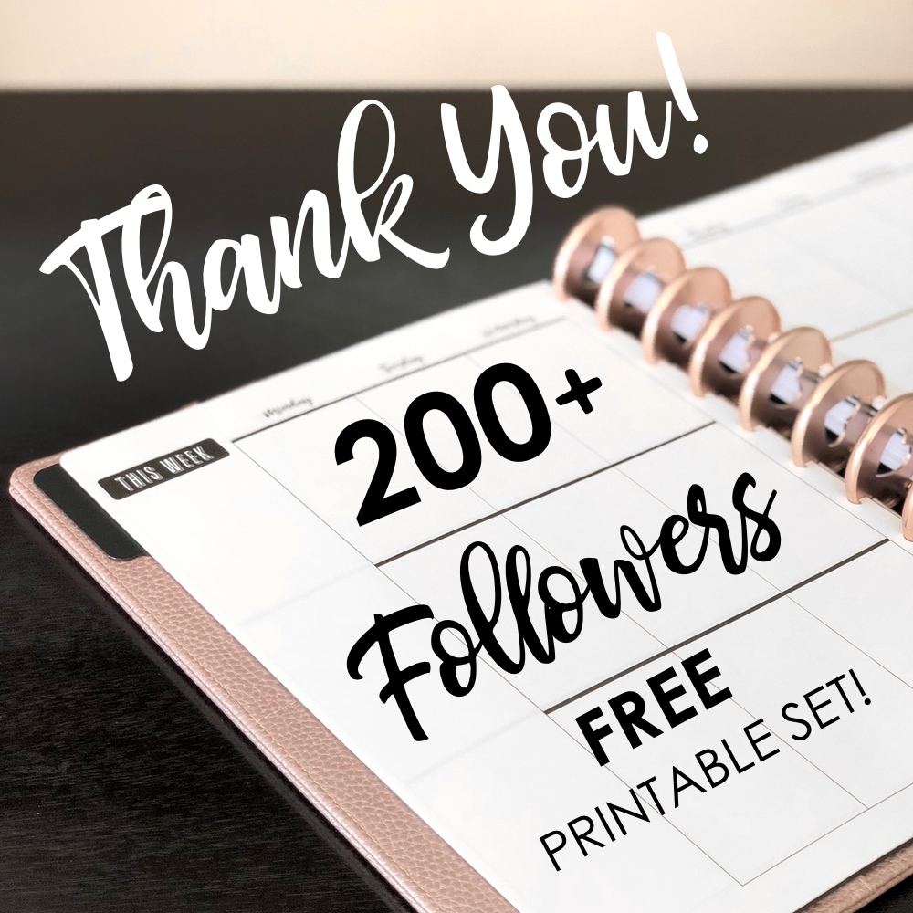 Free Printable Happy Planner Kit