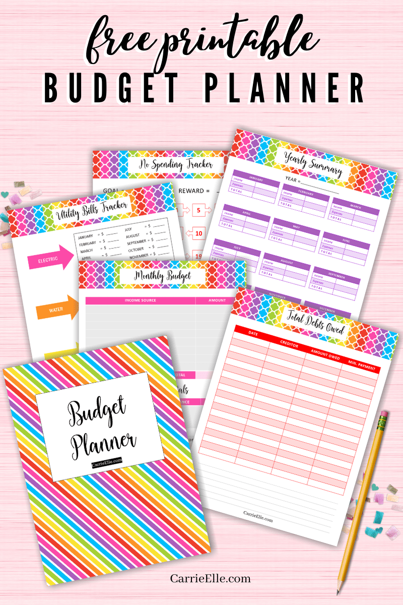 Budget Planner Template Printable Binder