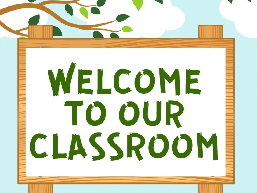 Free Printable Classroom Welcome Poster Templates Canva