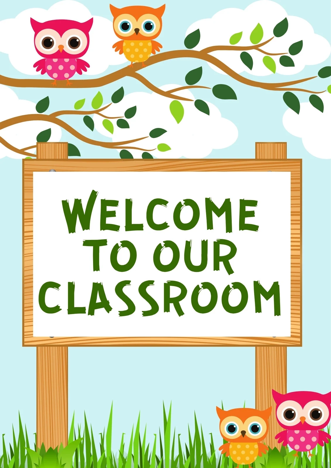 Free Printable Classroom Welcome Poster Templates Canva