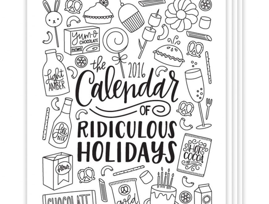 Free Printable Coloring Calendar Pages Damask Love