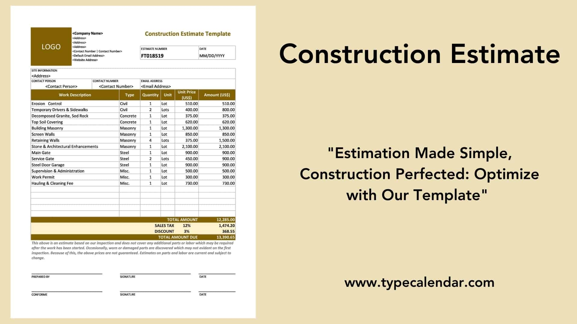 Free Printable Consequentional Damages Expenses List