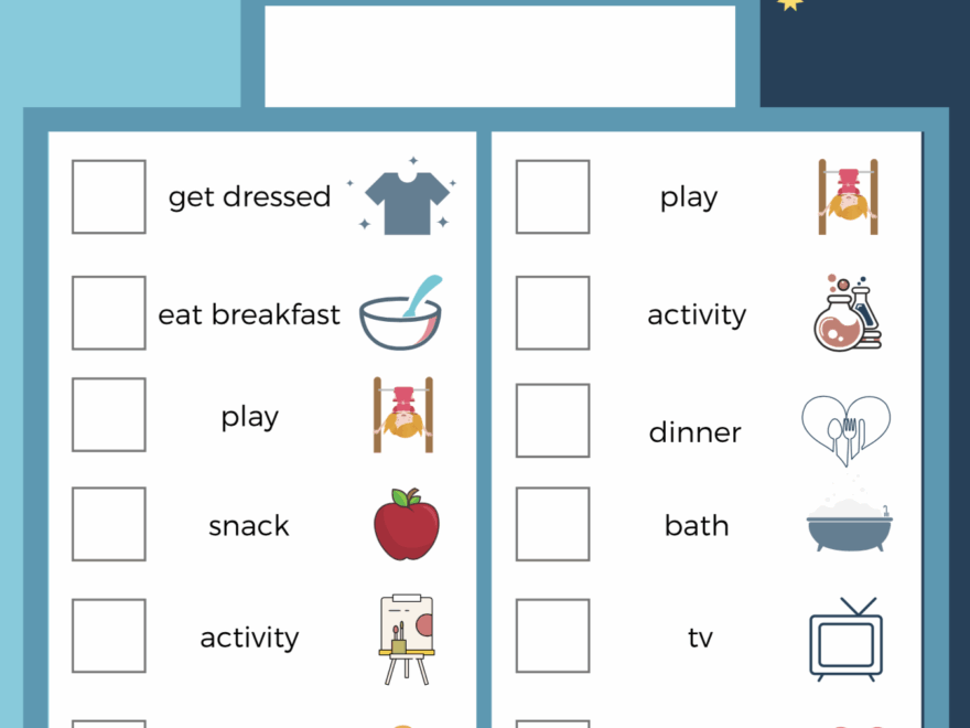 FREE Printable Daily Schedule Template Miami Moms Blog