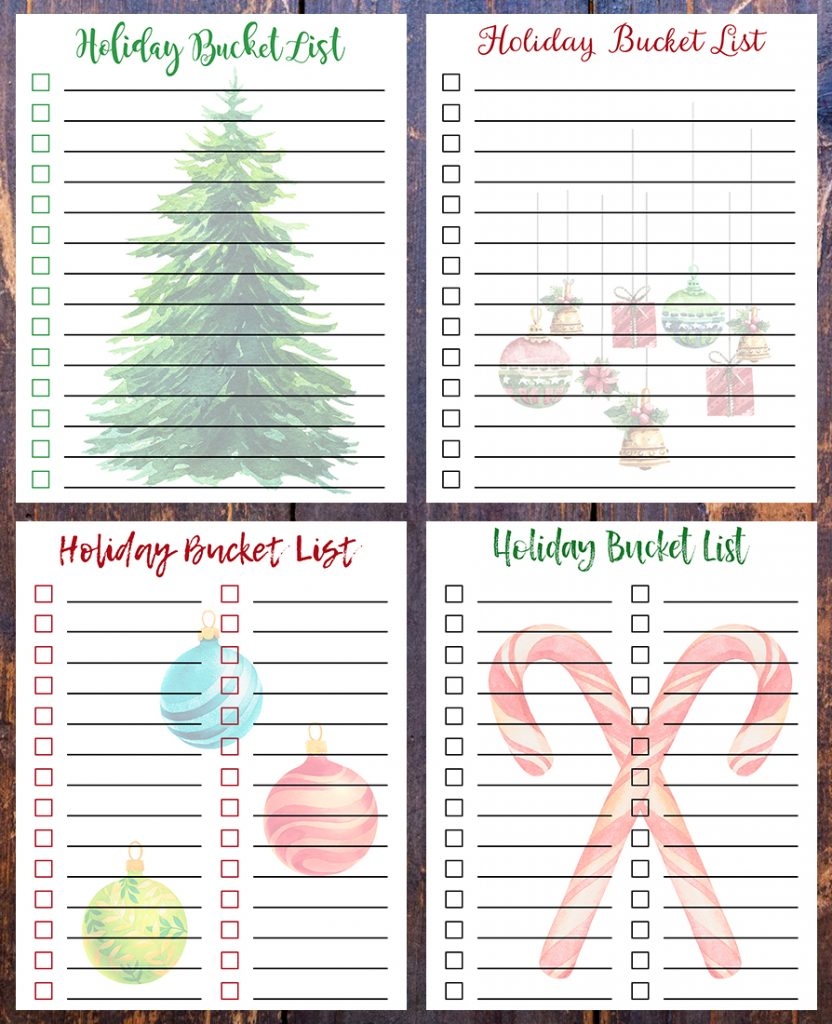 Printable Christmas Todo Lists Printable Christmas Todo Lists