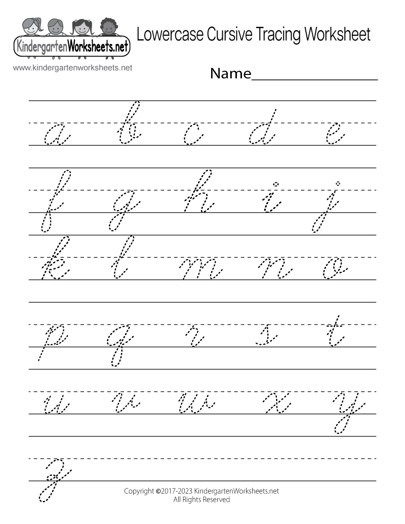 Free Printable Practice Cursive Writing Sheets