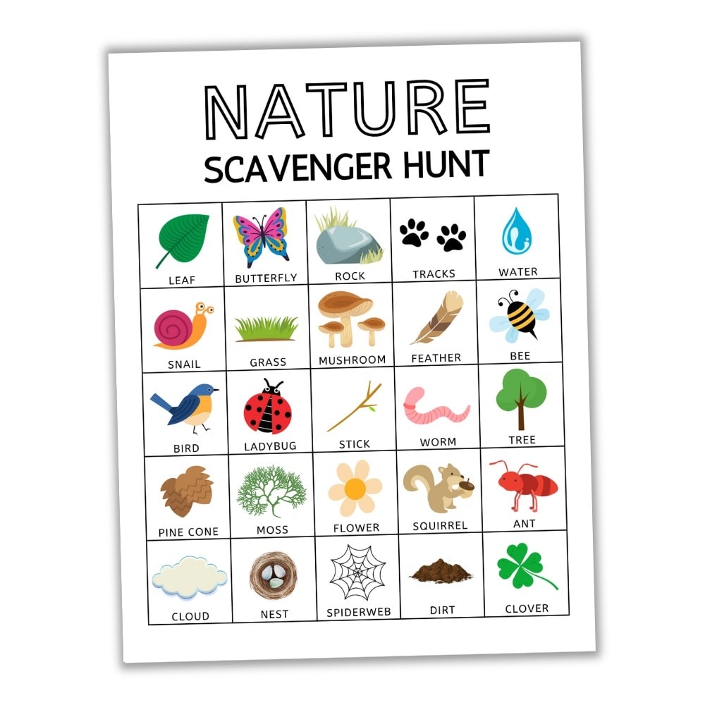 Free Printable Nature Scavenger Hunt For Kids The Craft at Home Family Free Printable Nature Scavenger Hunt For Kids The Craft at Home Family