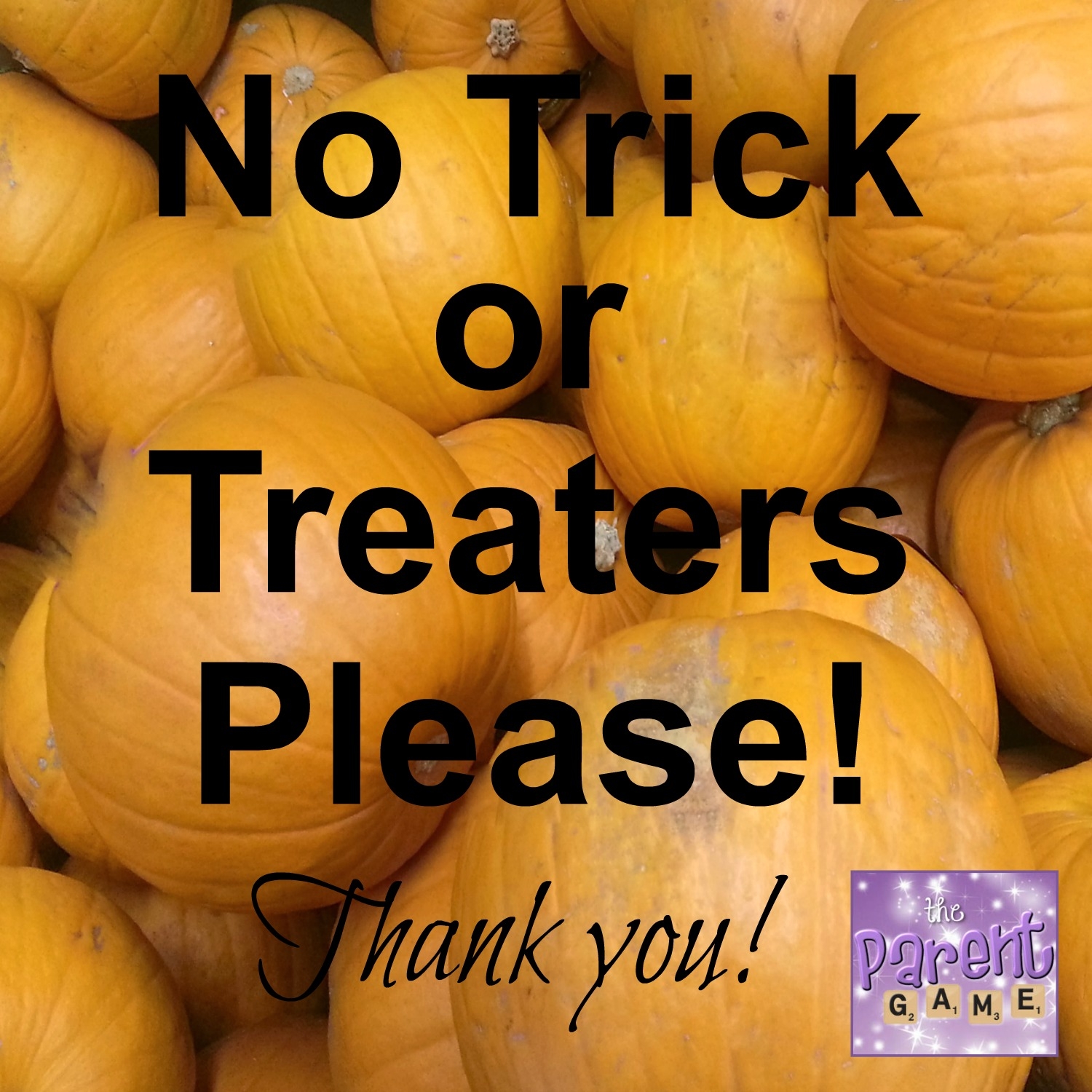 Printable No Trick Or Treat Signs Printable No Trick Or Treat Signs