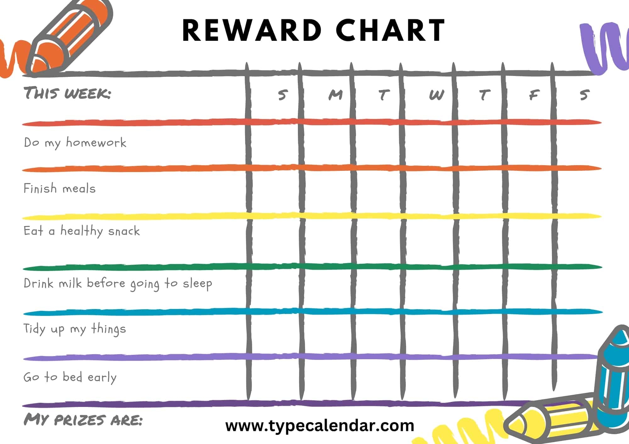 Free Printable Simple Behavior Chart