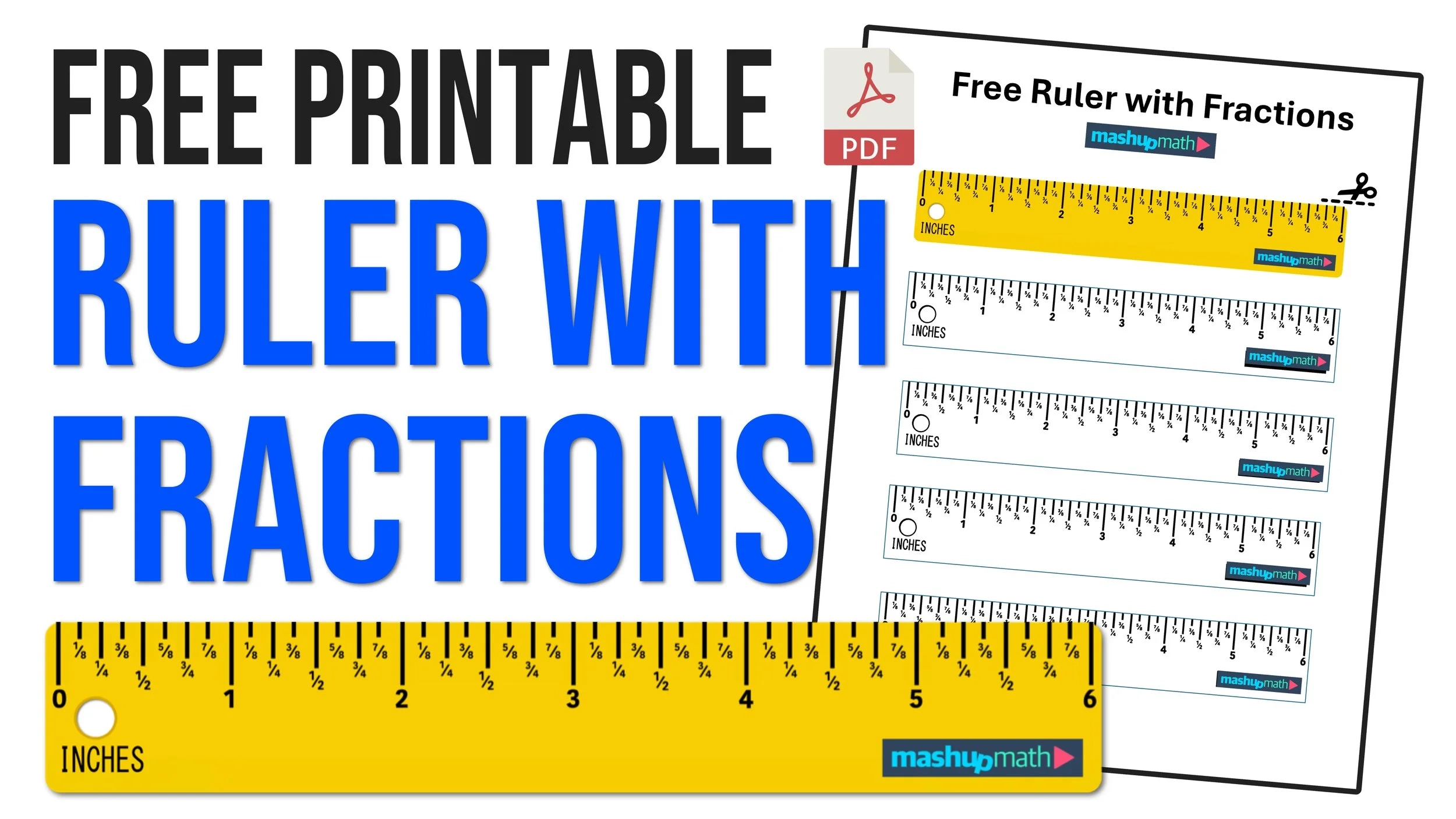 Big Printable Inch Ruler Guide