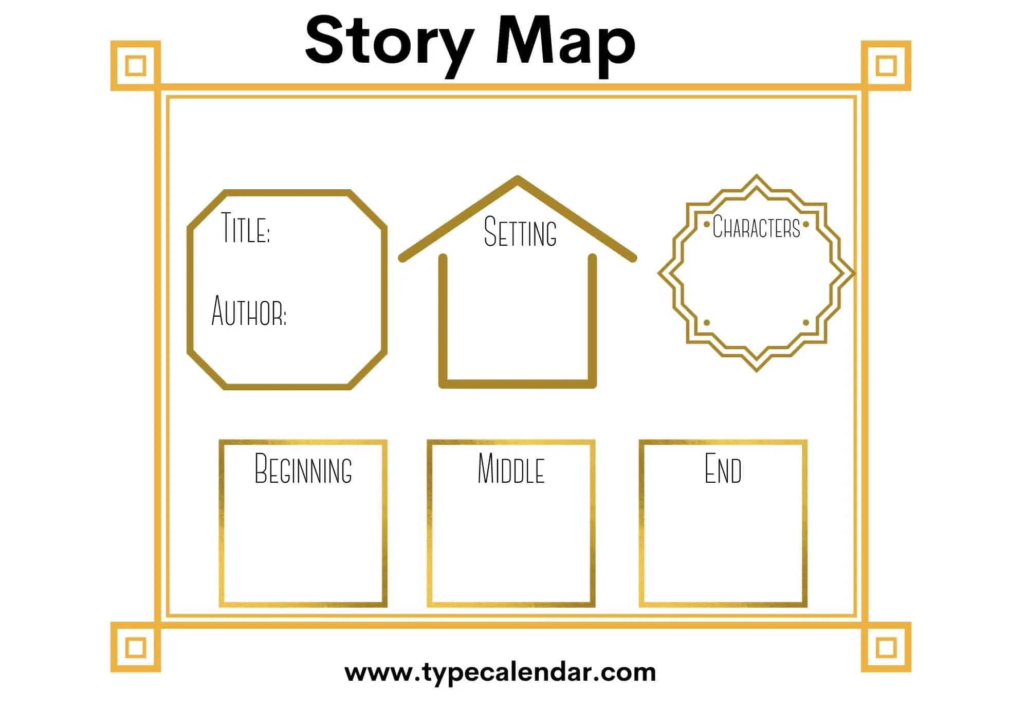Easy Story Chart Printable
