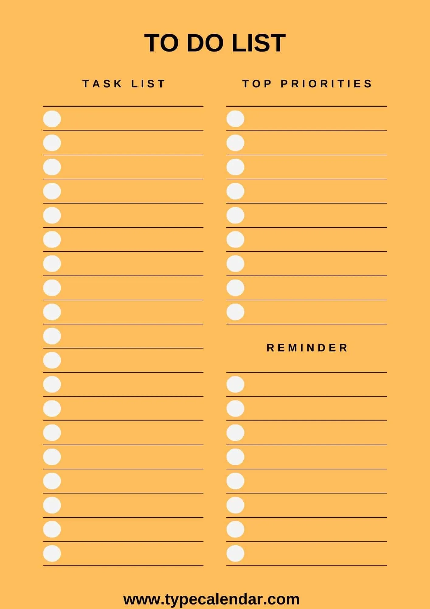Graphs For To Do List Printable
