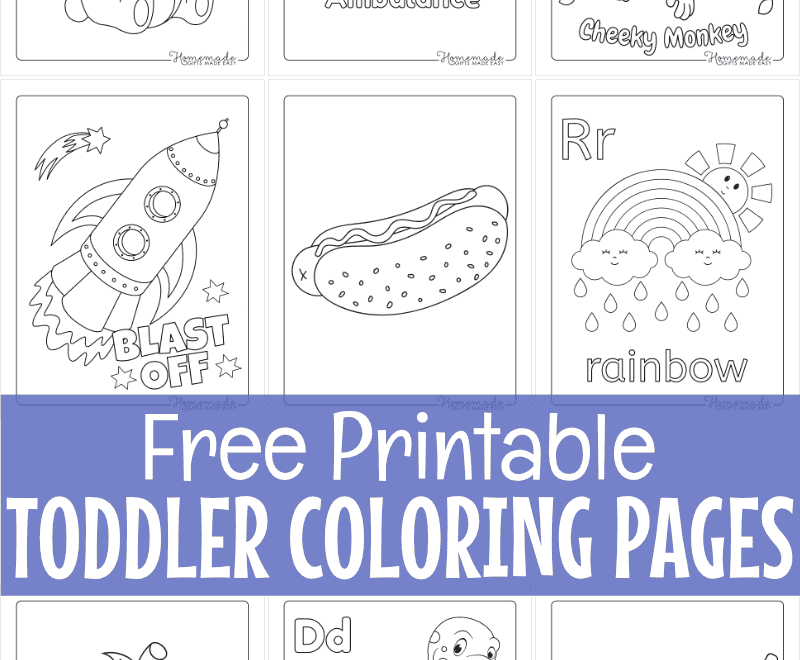 Free Printable Toddler Coloring Pages