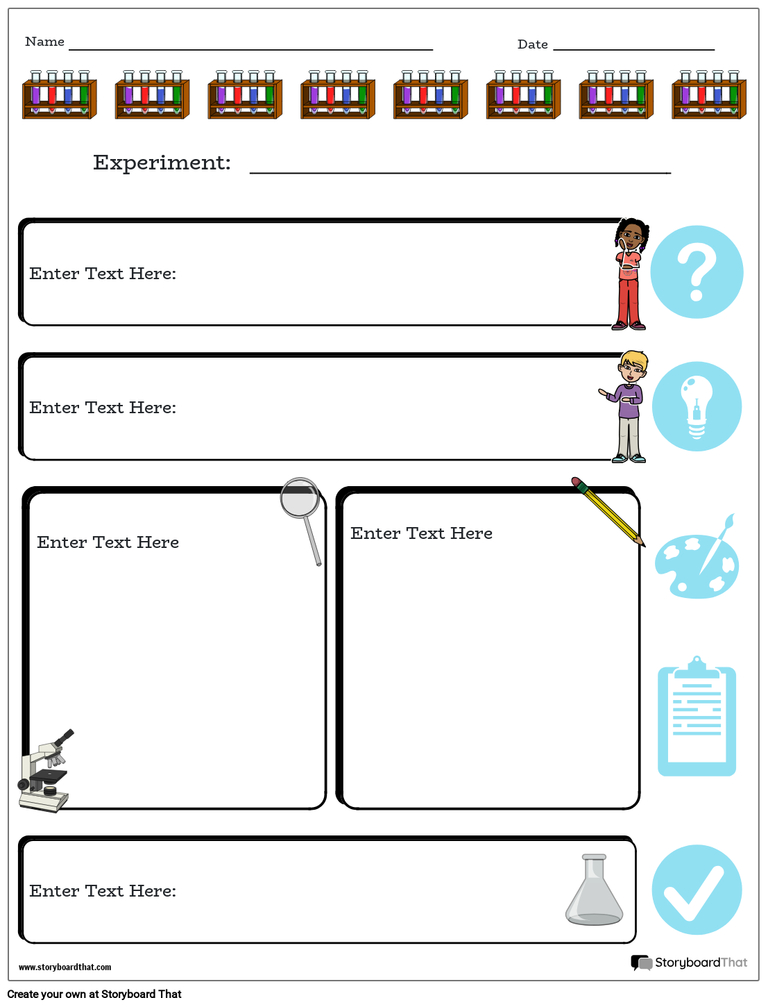 Free Science Observation Templates By Storyboard That