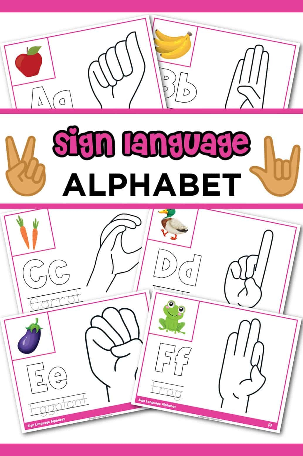 Printable Alphabets Sign Language Printable Alphabets Sign Language