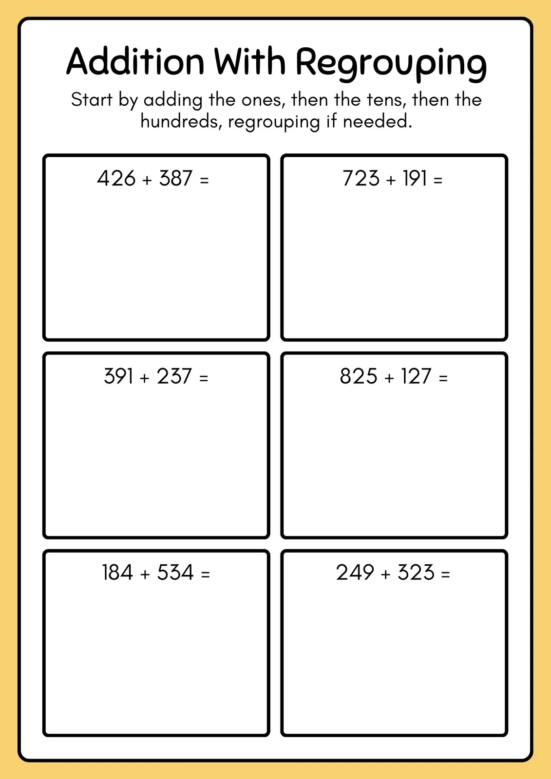 Free To Print And Edit Addition Worksheet Templates Canva