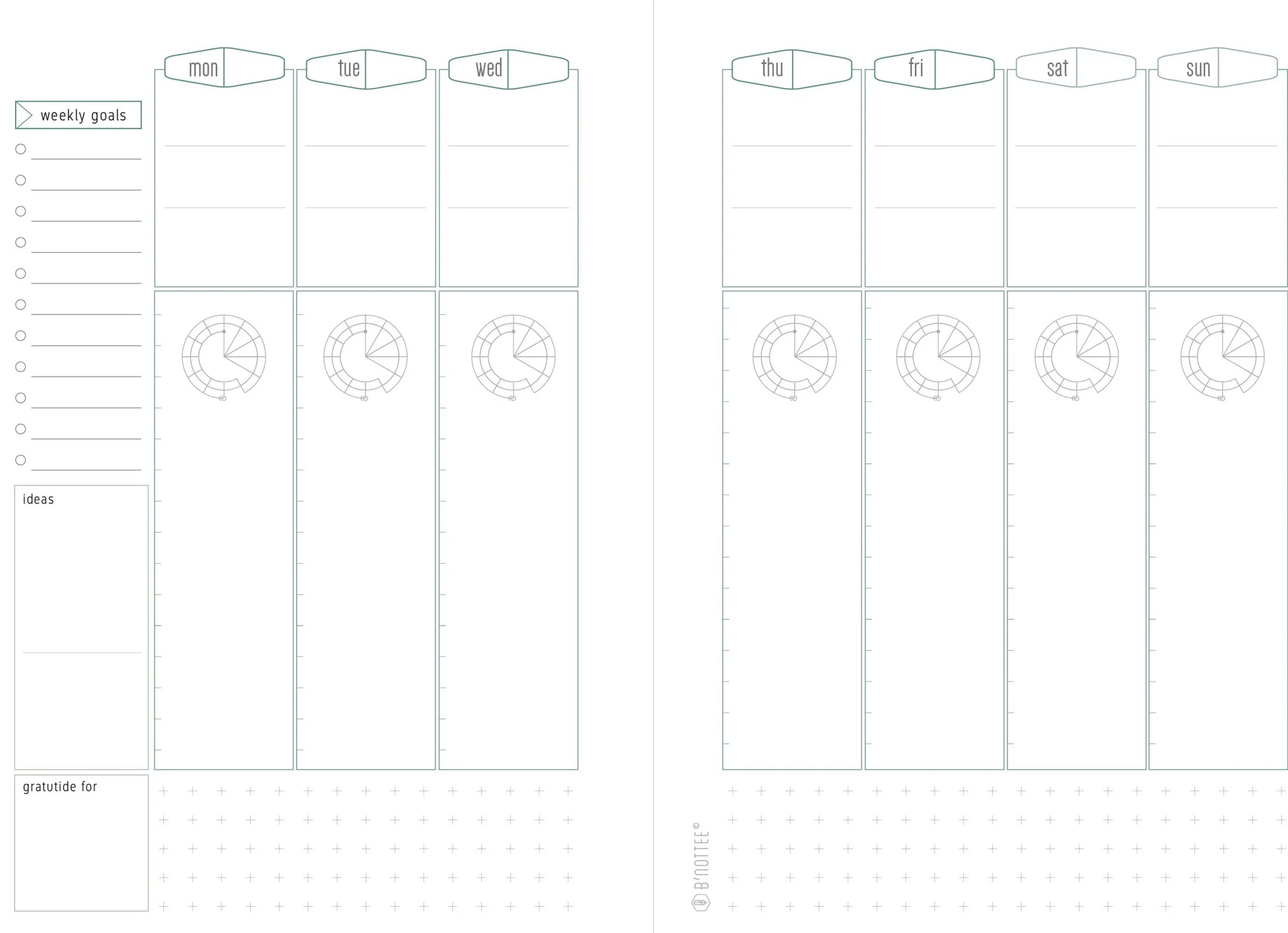 A5 Planner Pages Printable