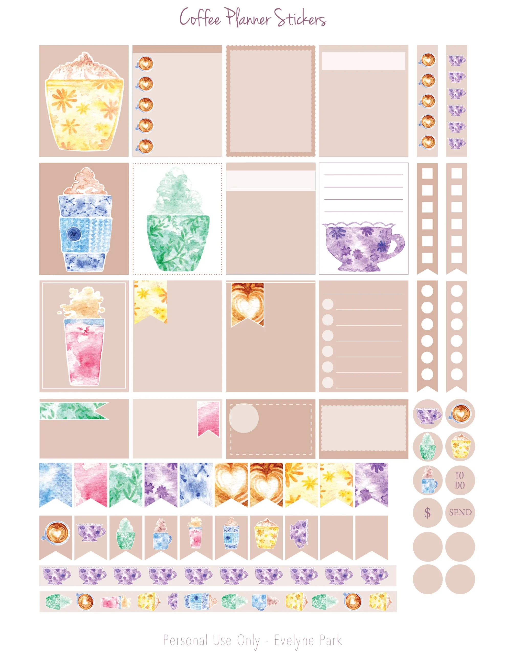 Planner Stickers Printables Free Planner Stickers Printables Free