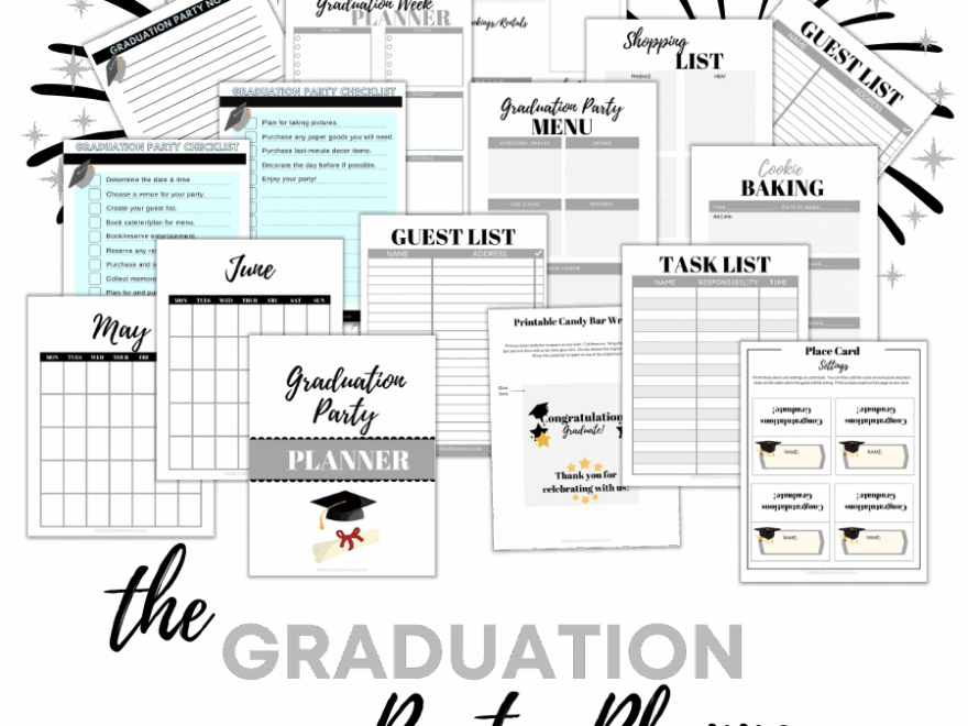 Graduation Party Planner Free Printable Add A Little Adventure