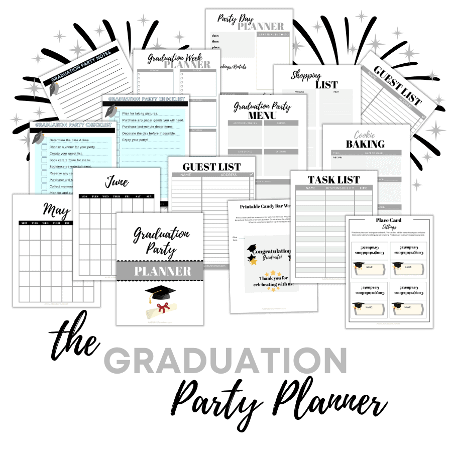 Graduation Party Planner Free Printable Add A Little Adventure