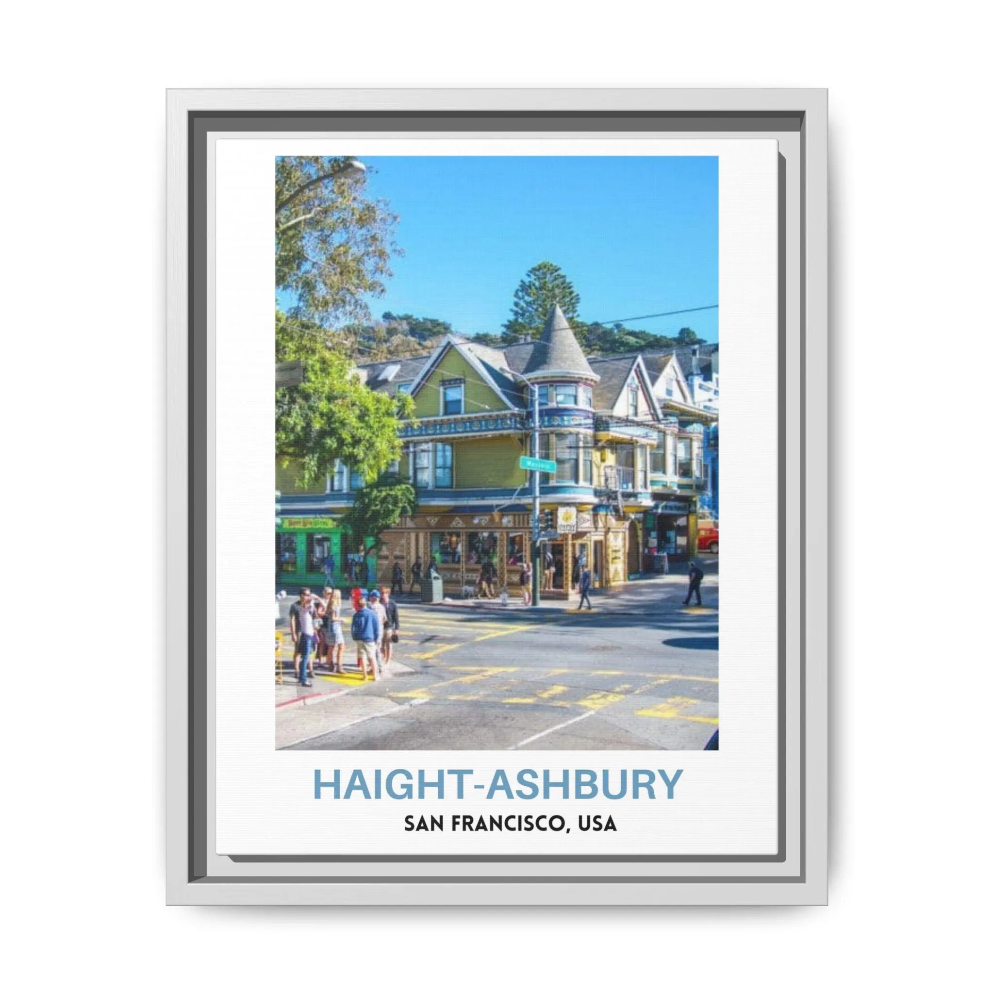Haight Ashbury Photo Print San Francisco Urban Wall Art Etsy