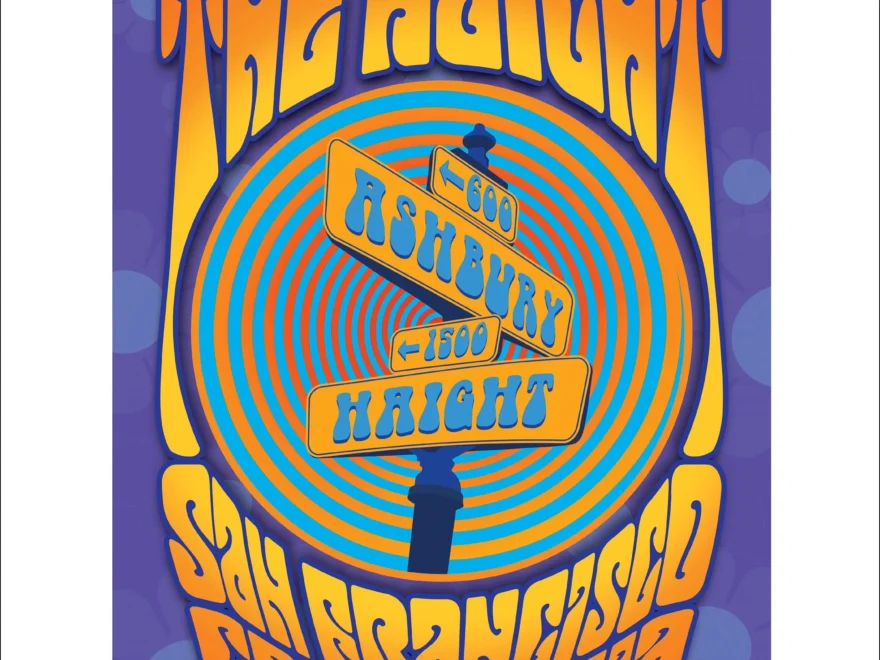 Haight Ashbury Street Sign Etsy