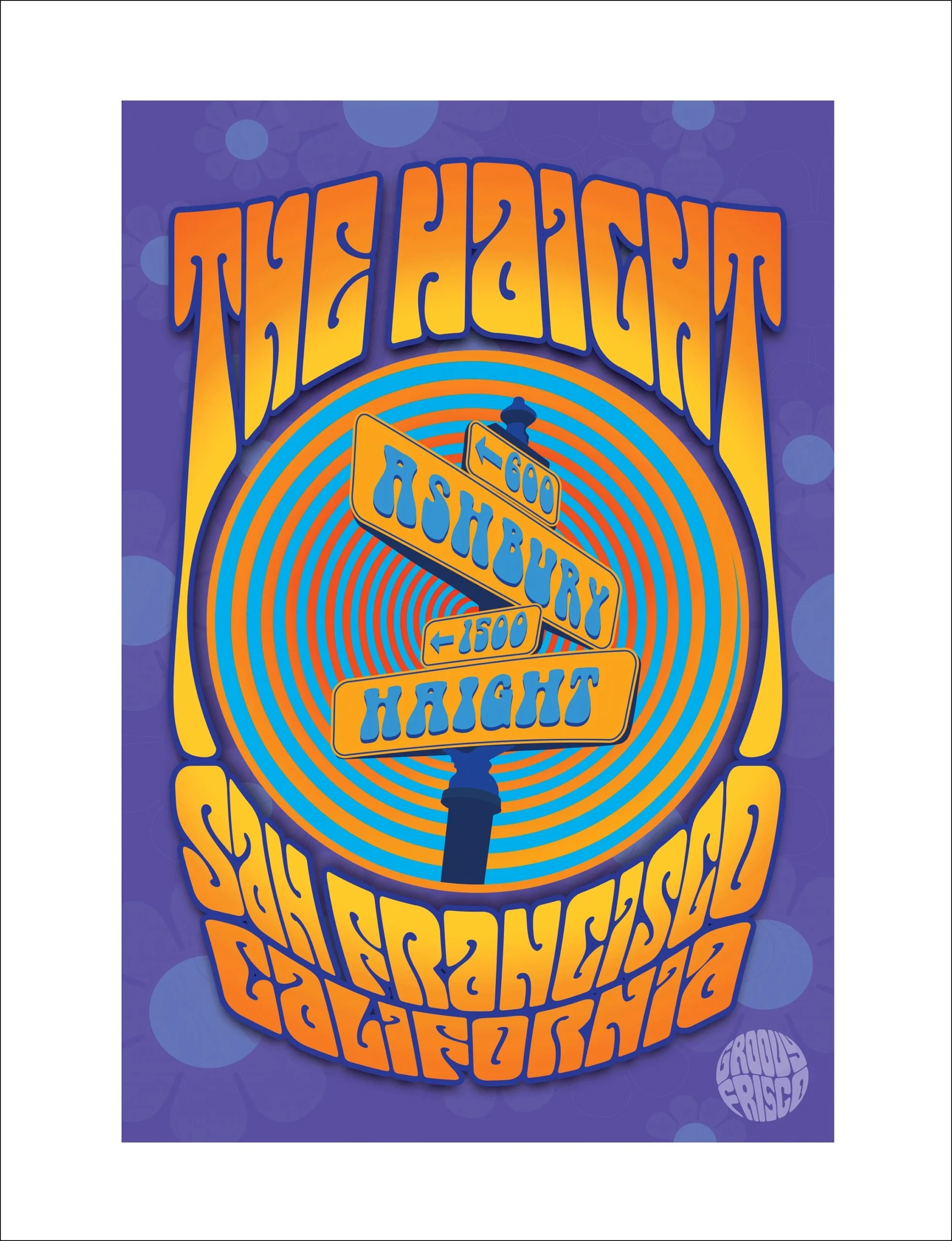 Haight Ashbury Street Sign Etsy